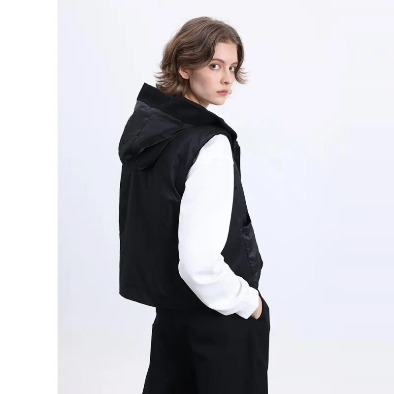 THE SOONG Vests Women's Black, In Stock-3
