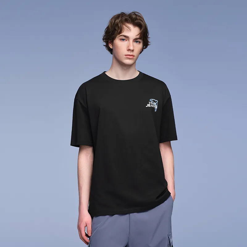 HLA JEANS T Shirt Men's Black 1 0-2