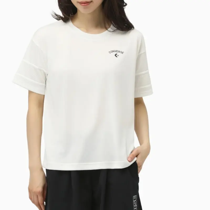 Converse SS25 Regular T Shirt Women's White-2