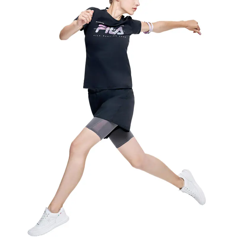 FILA Running T-Shirt Women's Pitch Black-3