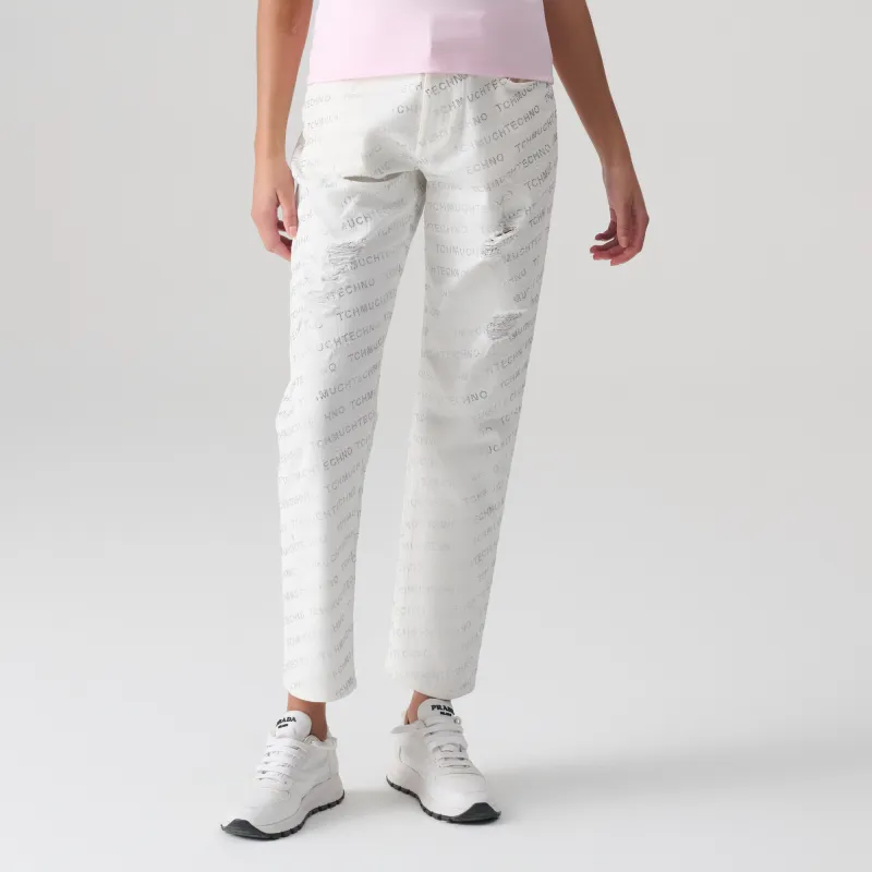 TCH Jeans Women's White-2