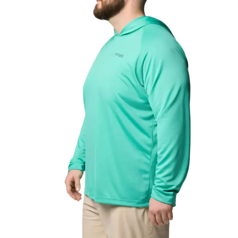 Columbia PFG Solar Stream Sweatshirt Men's Enamel Green-2