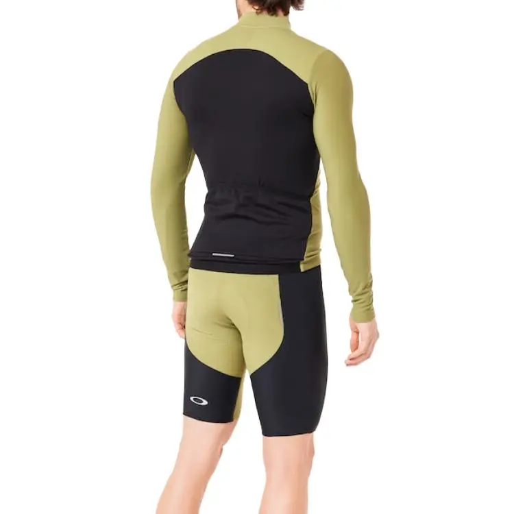 Oakley Clima Thermal LS Jersey Cycling Clothing Men's Green-4