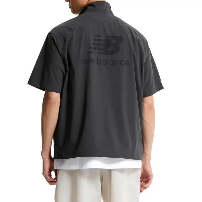 New Balance UNI Frozen Cool SS25 Jacket Unisex Charcoal-1