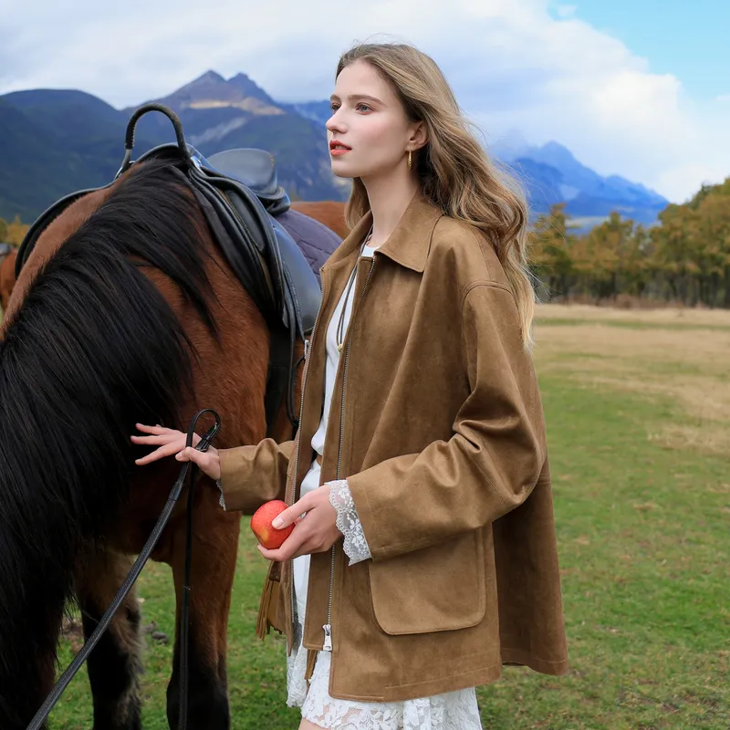 3COLOUR Jackets & Coats Women's Coffee-6
