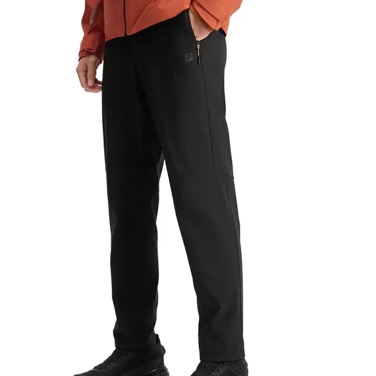 FILA x DUNHUANGBOWUGUANLIANMINGKUAN EXPLORER Casual Pants Men's Pitch Black-3