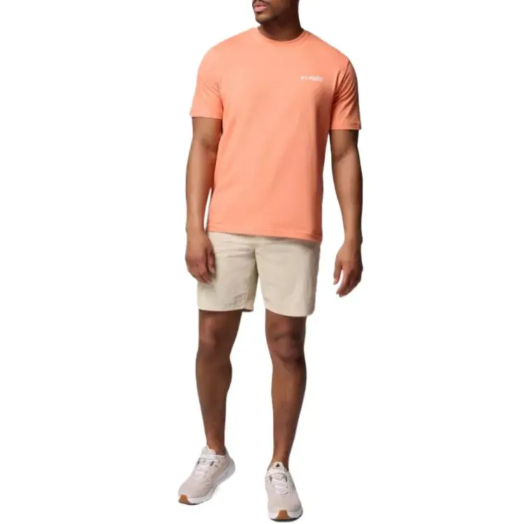 Columbia T Shirt Men's Bright Peach-3