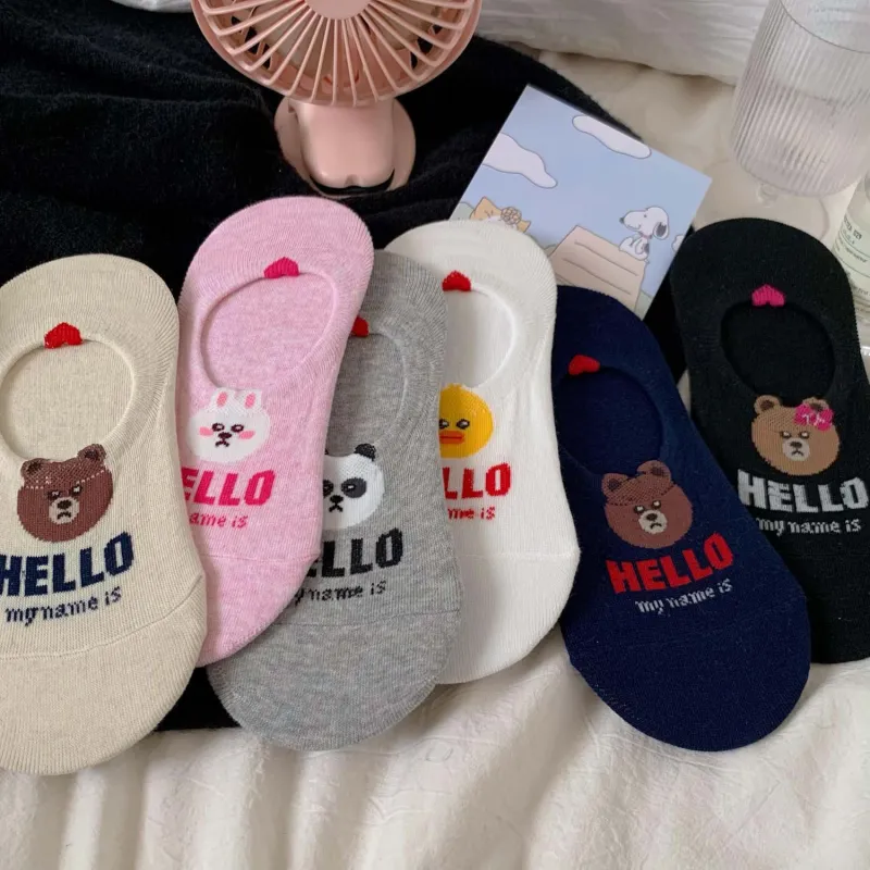TLXT No Show Socks Unisex Soft Comfortable Summer Thin, Students Couple 3 Pack Combo Set-3