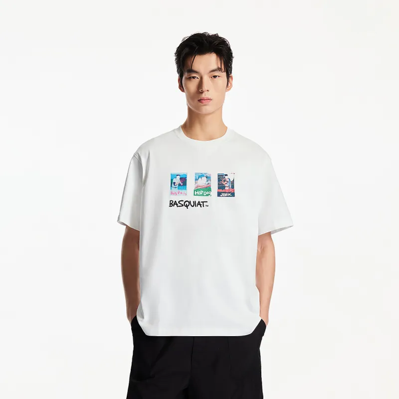 JACK JONES· x Jean Michel Basquiat JACK JONES/Jack Jones X Basquiat Spring Summer T Shirt Men's-2