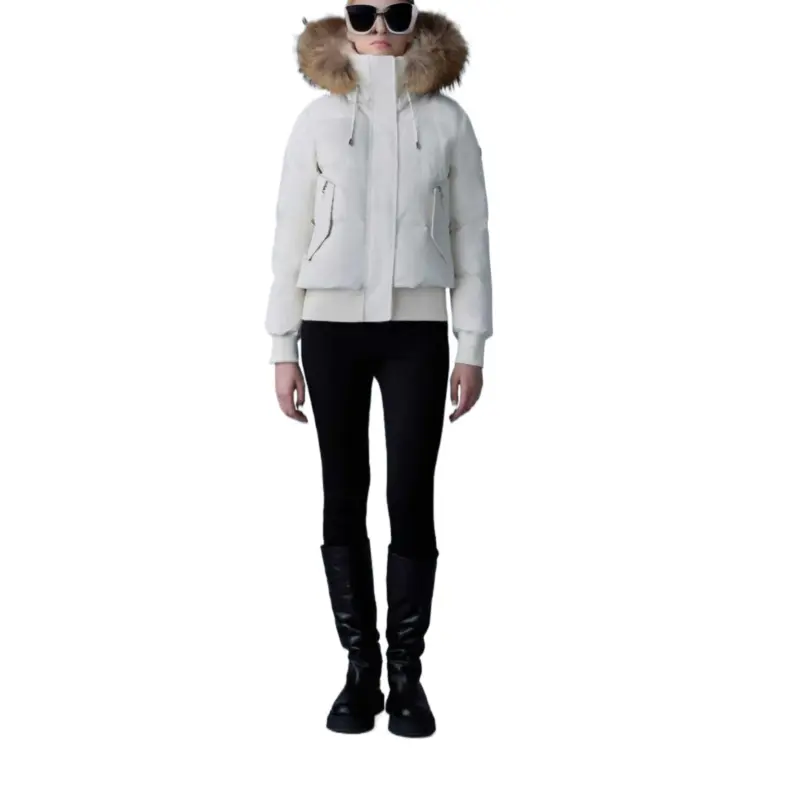 MACKAGE Nordic Tech Shell Down Jacket Women's Cream-1