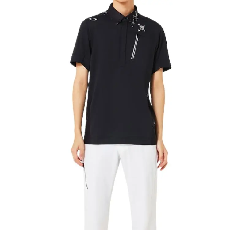 Oakley Polo Shirts Men Black-3
