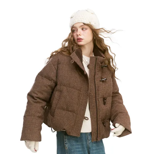 ELF SACK Down Jackets Women's Vintage Cold Coffee