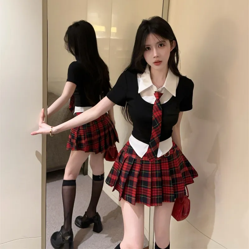 XIANSINIAO Casual Short Skirts Women's-1