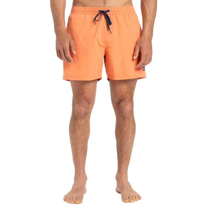 Quiksilver Everyday Solid Volley 15' Beach Shorts Men's Orange-1