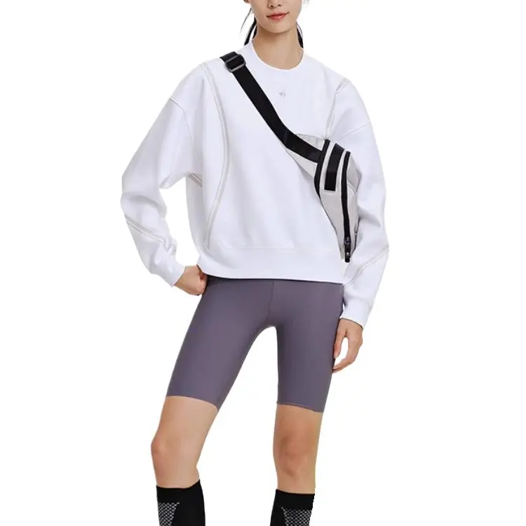 Le Coq Sportif FW/AW24 Sweatshirt Women's Porcelain White-5