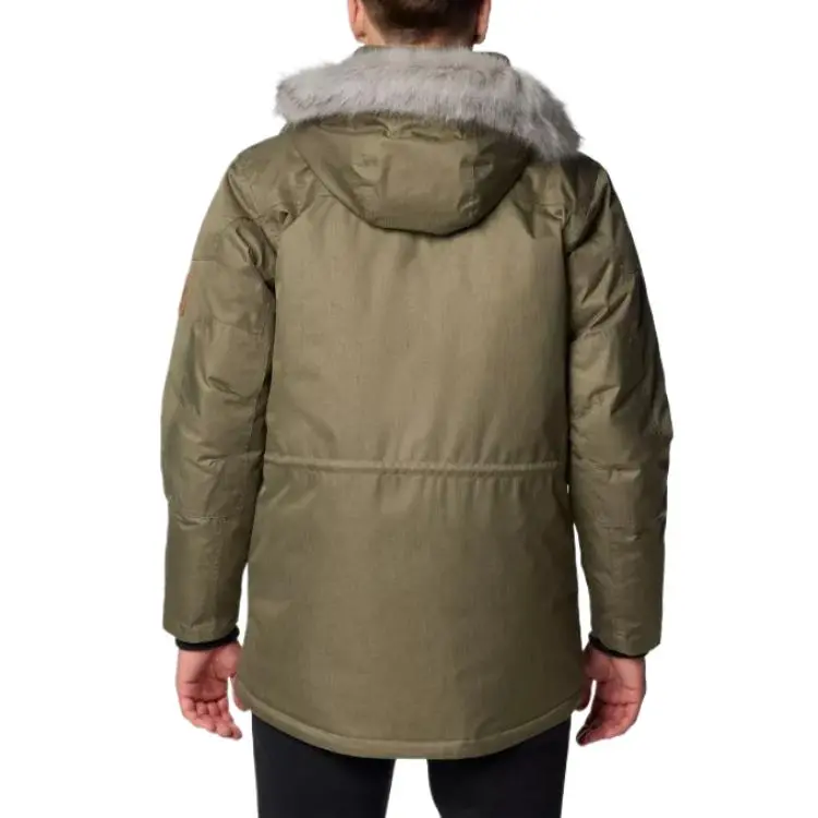 Columbia Omni-Heat Barlow Pass TurboDown Jacket Men's Stone Green-1