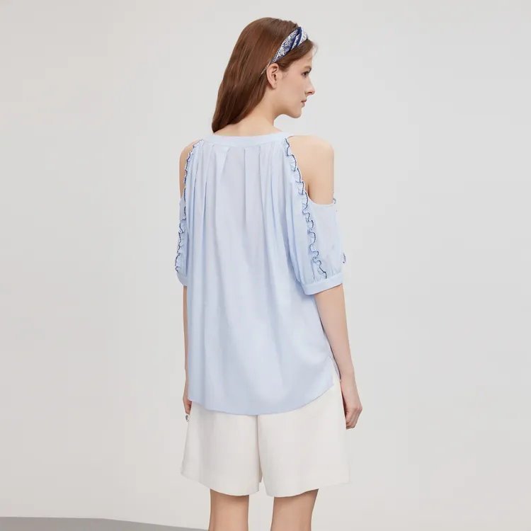 ELLE Shirts Women's Blue-6