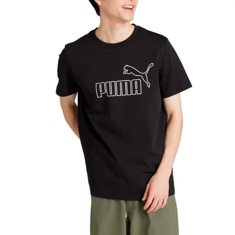 PUMA ESS+ MX NO1 T Shirt Men's Black 01-2