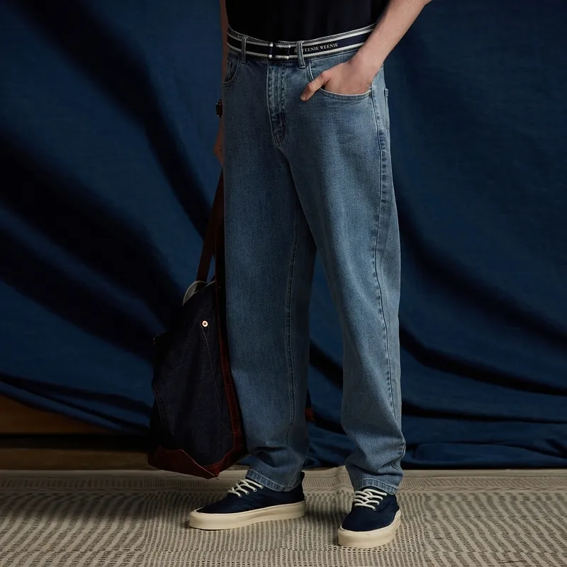 Teenie Weenie Men Denim Series Jeans Spring Unisex-2