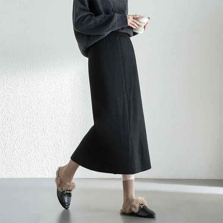 SENTUBILA Casual Long Skirts Women's-2