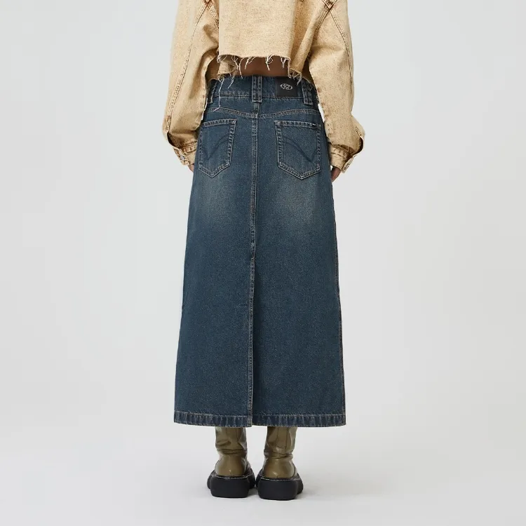 ONLY Denim Long Skirts Women's-8