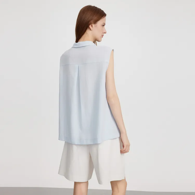 ELLE Shirts Women's Light Blue-6