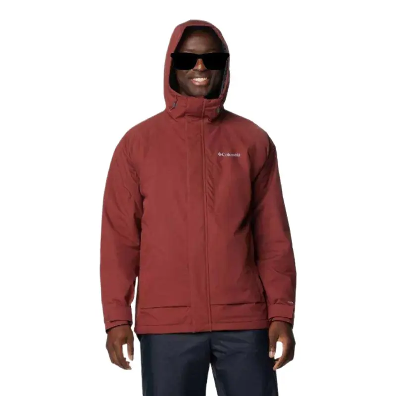 Columbia Black Mesa Rain Omni-Tech™ Jacket Men's Spicy Red-3