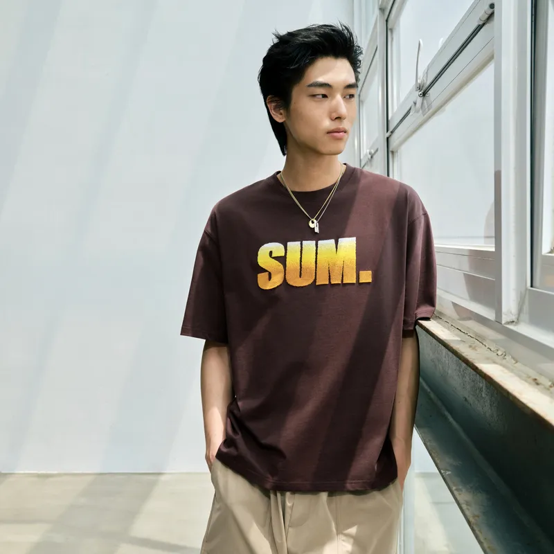GXG Urban Aesthetics Of The Blockbuster Weaving Series T-Shirts Men-7