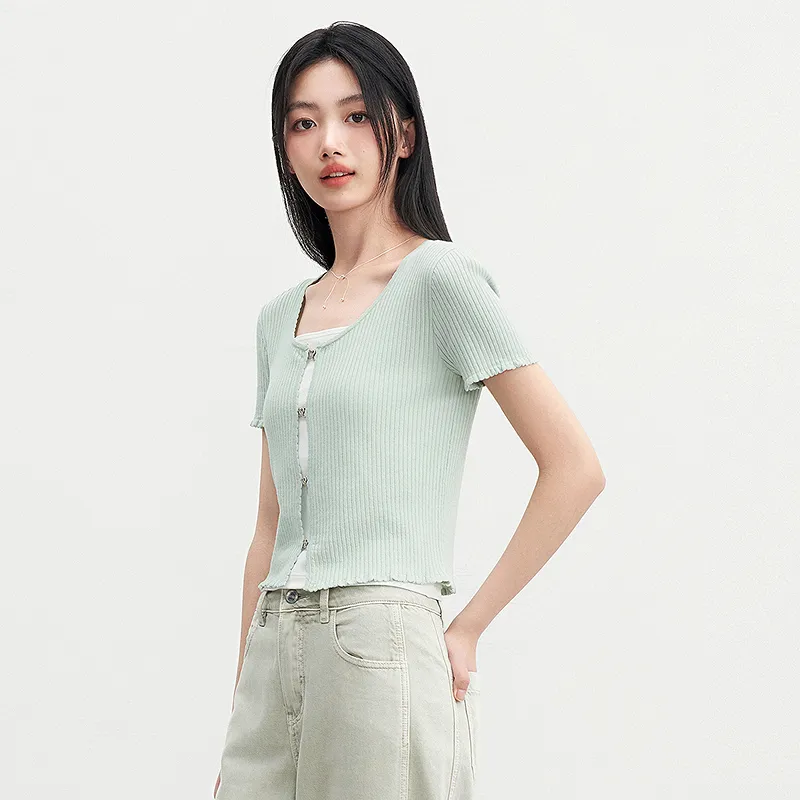 LEDIN Knitwear Women's Skylight Green-5
