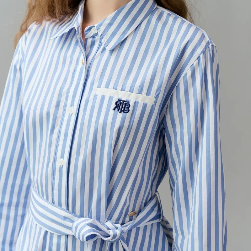 Teenie Weenie Long Sleeved Dresses Women's Blue-5