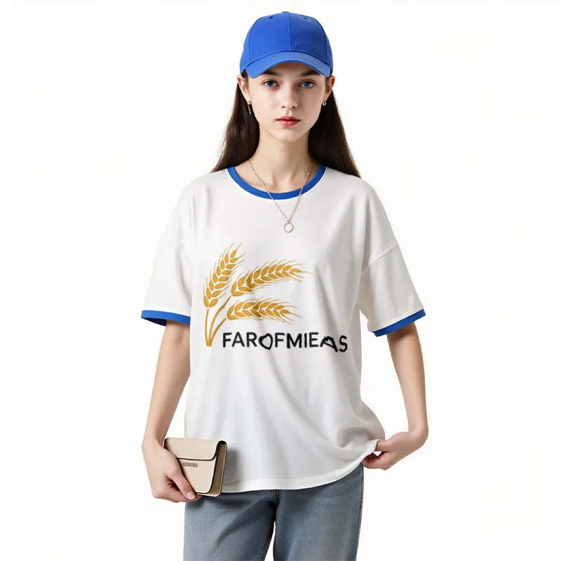 FAIRWHALE Drop Shoulder Sleeve T Shirt Women's-14