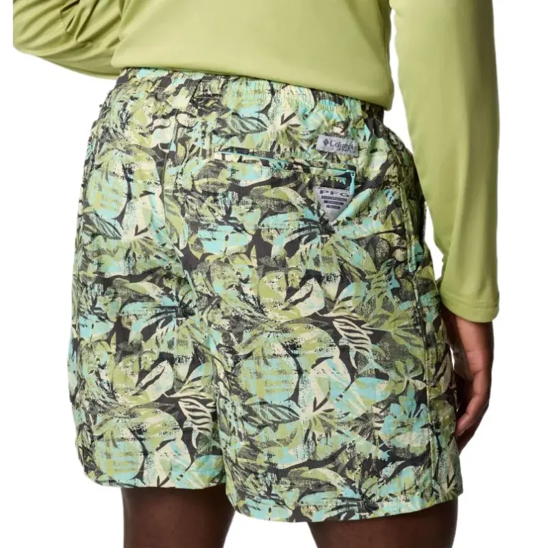 Columbia PFG Super Backcast Casual Shorts Men's Green-1