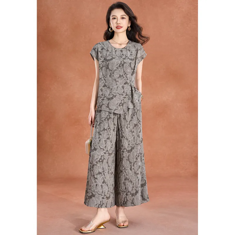 Mylan Casual Suits Women's Gray-4