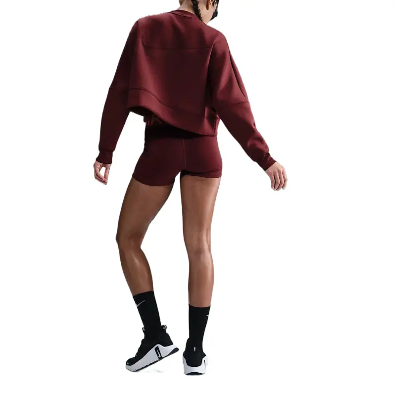 Nike Prima Women's Dri FIT Oversized Crew Neck Cropped Top-2