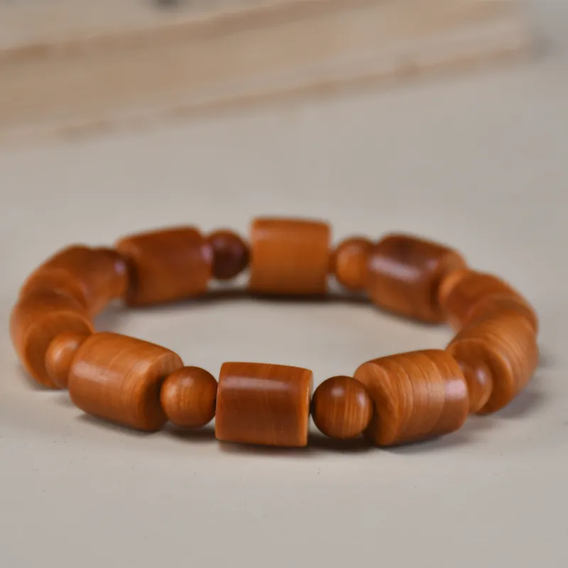 CHENTANMUZUO Thuja Wooden Bracelets Unisex-2