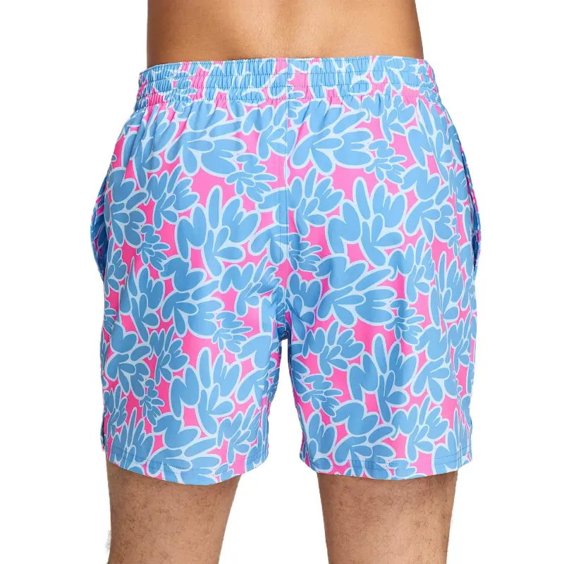 Nike Swim Breaker Beach Shorts Men's Blue Pink-1