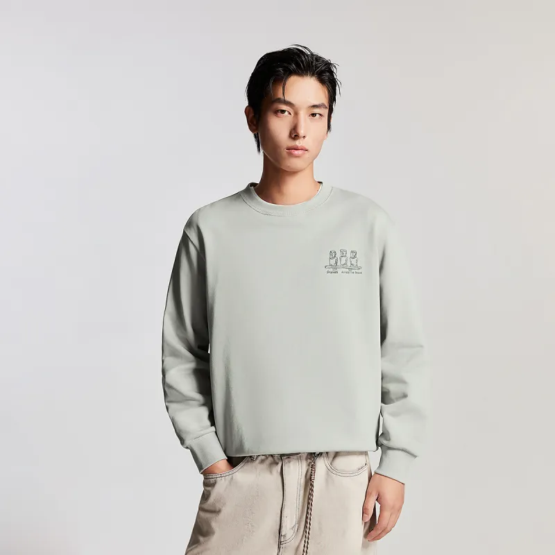 JACK JONES· Sweatshirt Unisex Gray Green-5