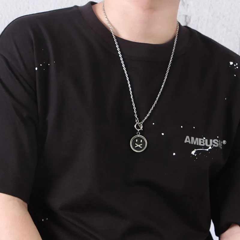 CRUISO Titanium Steel Necklaces Unisex-4