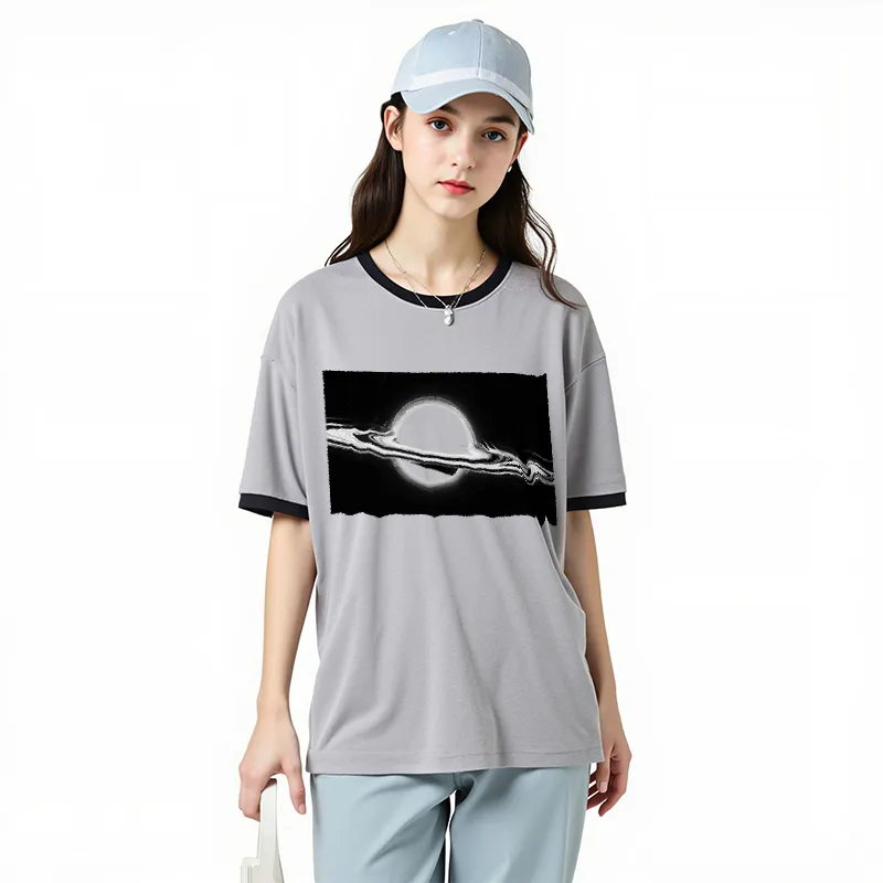 FAIRWHALE Drop Shoulder Sleeve T Shirt Women's-22