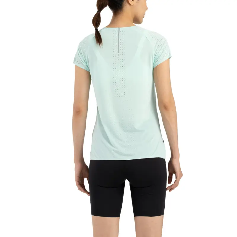 DECATHLON Raglan Sleeve T Shirt Women's Light Jade Color/Snow-5