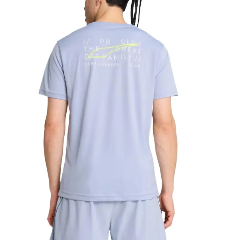 PUMA GRAPHICS RUNNING ILLUSTRATION TEE M T Shirt Men's Blue-3
