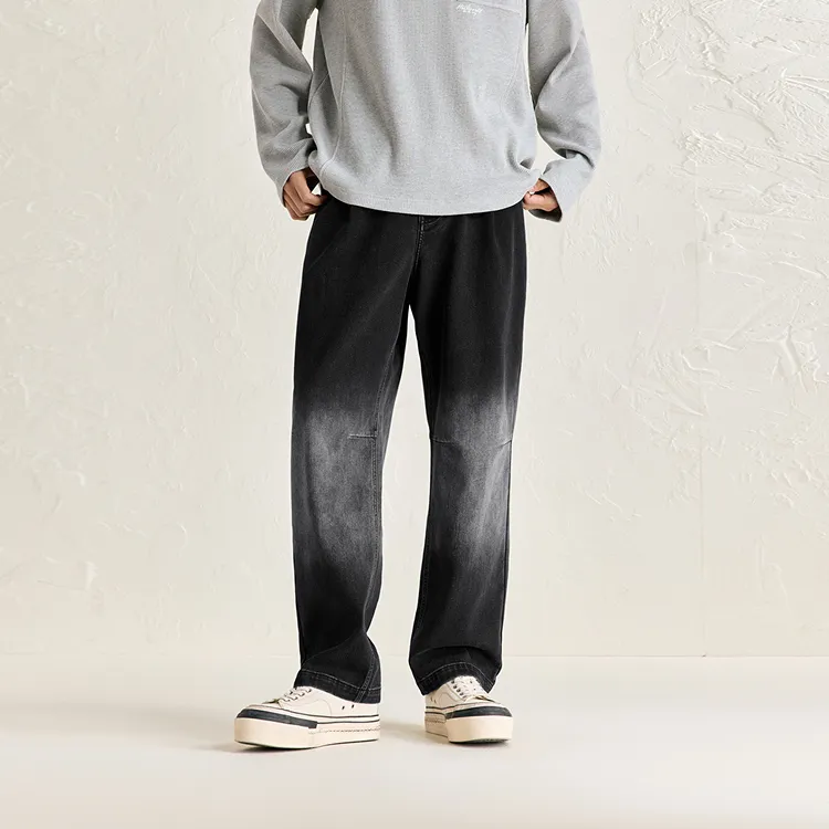 PEACEBIRD MEN Gradient Washable Trendy Jeans Men's-2