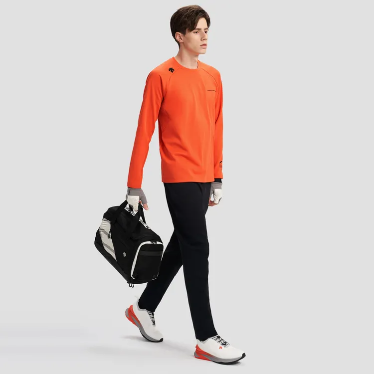 DESCENTE Set in Sleeve T Shirt Men's-14