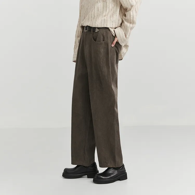 EARL JOEL Casual Pants Men's Salted Brown-4