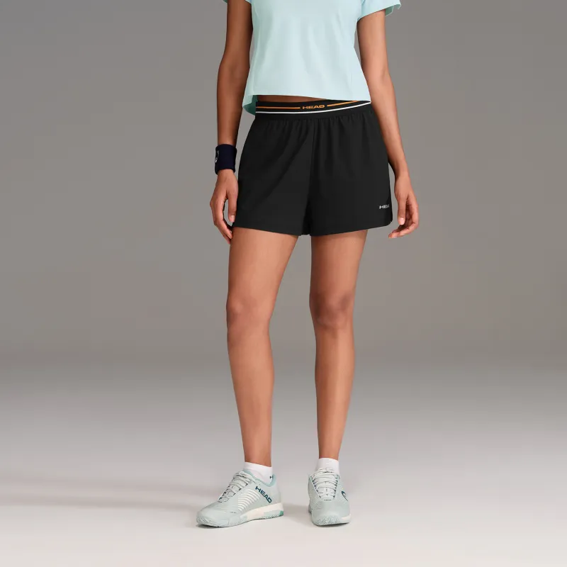 HEAD Sports Shorts Women's Black Solid Color-3