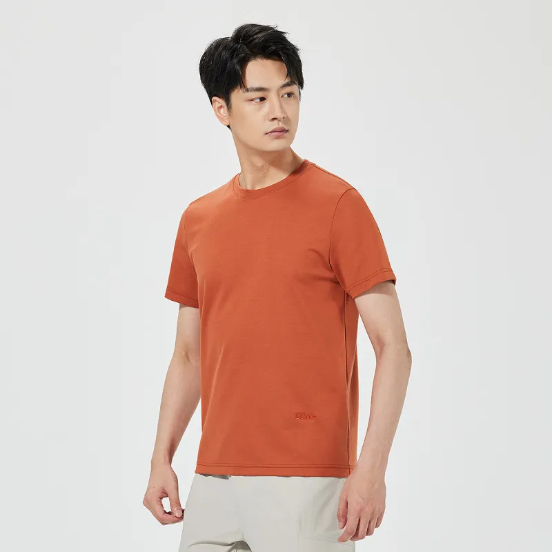LESS IS MORE T Shirts Men Ginger Orange 25XTX3371Y-4
