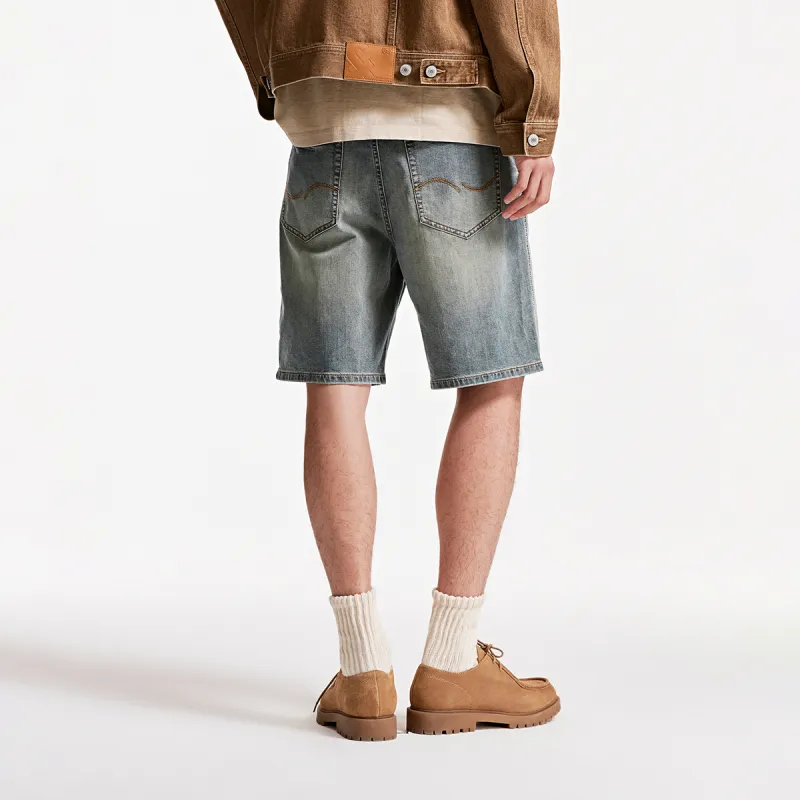 JACK JONES· Denim Shorts Men's Medium Blue Denim-2
