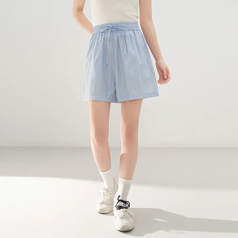 LEDIN Casual Shorts Women's Ice Dew Blue-4