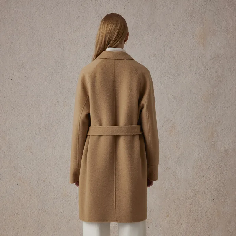 E.land Coats Women's Camel 11Camel-4