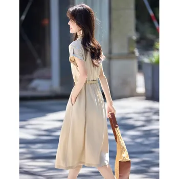 Still Quiet Short Sleeved Dress Women's
